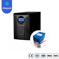 Onduleur en ligne 1 kVA avec batterie de secours LiFePO4 au lithium-ion, alimentation UPS VERTIV industrielle pour la sauvegarde des serveurs