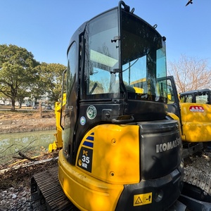 Mini-excavatrice Komatsu PC35 d'occasion, presque neuve, faible nombre d'heures de fonctionnement, économique, pour usage agricole et domestique, 3 tonnes - Product Image 1