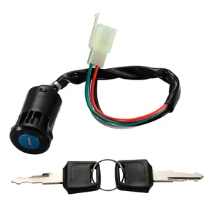 GOOFIT 4Pin Ignition Key Switch Replacement for Chinese Made 50cc 70cc 90cc 110cc 125cc ATV Dirt Bike Pocket Bike