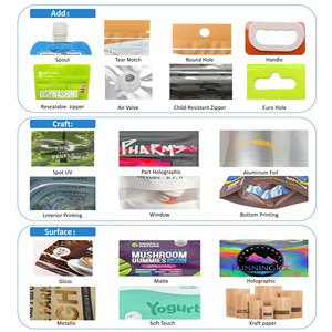 Buste Mylar Antiodore Cali Packs con Chiusura a Zip 1g 7g 28g per Confezionamento di Erbe e Cookie Personalizzate 3.5 Buste Mylar Esotiche Stampate su Misura - Product Image 6