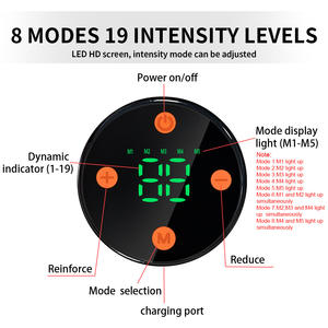 Tapis de massage électrique EMS portable et pliable pour les pieds, avec 10 modes et télécommande, pour le massage des jambes et des points d'acupuncture des méridiens - Product Image 4