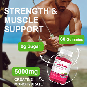 Gommes OEM à base de monohydrate de créatine Supplément nutritionnel pour le sport Avantages antioxydants pour la croissance musculaire Gestion de l'énergie pour adultes - Product Image 5
