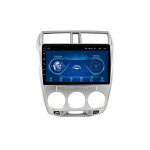 DSP Carplay 2 Din araba android müzik seti radyo Honda şehir 08-14 için DVD OYNATICI GPS Stereo BT Wifi