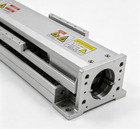 Actionneur linéaire à vis à billes CNC KHMOS HYS100-L10-BC-S, moteur, charge 50 kg, course 1000 mm, double rail de guidage, roulement antirouille