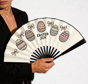 Easter Day Folding Hand <b>Fan</b> Modern Detachable New Arrival Professional <b>Handheld</b> <b>Fan</b> - Product Image 3