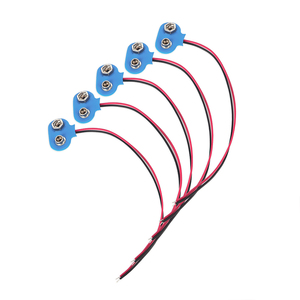 <span class=keywords><strong>Connecteur</strong></span> de stockage de batterie en cuir de vente d'usine avec <span class=keywords><strong>connecteur</strong></span> de batterie <span class=keywords><strong>9v</strong></span> de caractéristique de clé de plomb de 15cm - Product Image 6