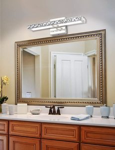 Lumières <span class=keywords><strong>de</strong></span> vanité LED modernes <span class=keywords><strong>de</strong></span> 17 pouces, <span class=keywords><strong>miroir</strong></span> mural en cristal, luminaires <span class=keywords><strong>de</strong></span> vanité pour <span class=keywords><strong>salle</strong></span> <span class=keywords><strong>de</strong></span> <span class=keywords><strong>bain</strong></span>, éclairage <span class=keywords><strong>de</strong></span> chambre à coucher - Product Image 4