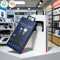 Caja de embalaje para cabezal de carga, caja de embalaje para cable PD de Apple, caja de color para set de cabezal de carga de 20W, caja de papel para cable de datos Tipo-C PD