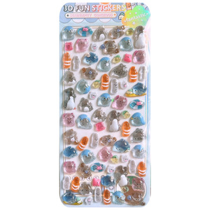 Autocollants 3D en relief mignons pour enfants, filles, DIY, pour coque de téléphone, tasse, décoration artisanale, journal - Product Image 6