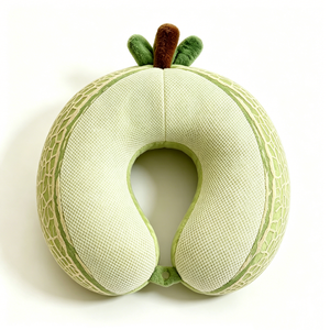 Customized Hami Melon U Shaped Plush <b>Neck</b> <b>Pillow</b>, Cantaloupe Fruit Travel <b>Neck</b> <b>Pillow</b> Plush - Product Image 5