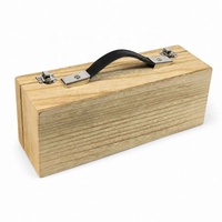 Ensemble de boules de pétanque épaisses de 7 mm, jeu de 3 boules argentées mates dans une boîte en bois avec un joker, jeu de jardin en plein air