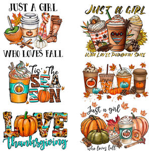 Solo una ragazza <span class=keywords><strong>che</strong></span> ama caduta ferro trasferimento di calore borsa t-shirt Applique stampa stampa decorazione creativo autunno regalo per lei - Product Image 1