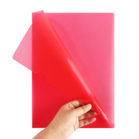Remplisseur Transparent en L pour documents, pochette de documents A4 PP en plastique, dossier de fichiers transparents