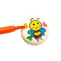 Stylo colorant alimentaire comestible certifié casher et halal, 10 couleurs, qualité alimentaire, pour décorer gâteaux et œufs