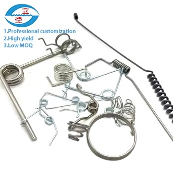 Customized Mini Bend Tine Springs All Kinds of Special-Shaped Iron Carbon Steel Stainless Steel Wire Forming Coils