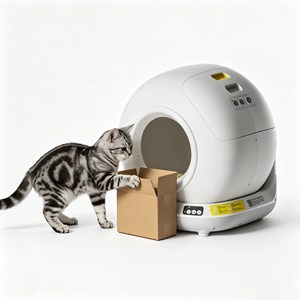 กล่องทรายแมวอัจฉริยะแบบอัตโนมัติเหมาะสำหรับเต้าหู้และเบนโทไนท์ - Product Image 1