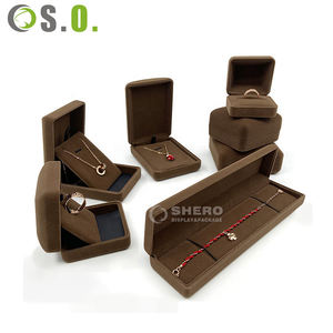 Caja de Joyería de Terciopelo en Oferta, Empaque de Regalo Elegante, Cajas de Joyería con Logotipo Personalizado - Product Image 3