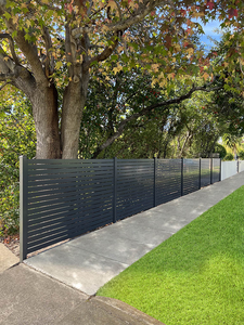 Recinzione in Alluminio a Doghe Orizzontali Controllate per Conformità agli Standard di Costruzione Internazionali - Product Image 5