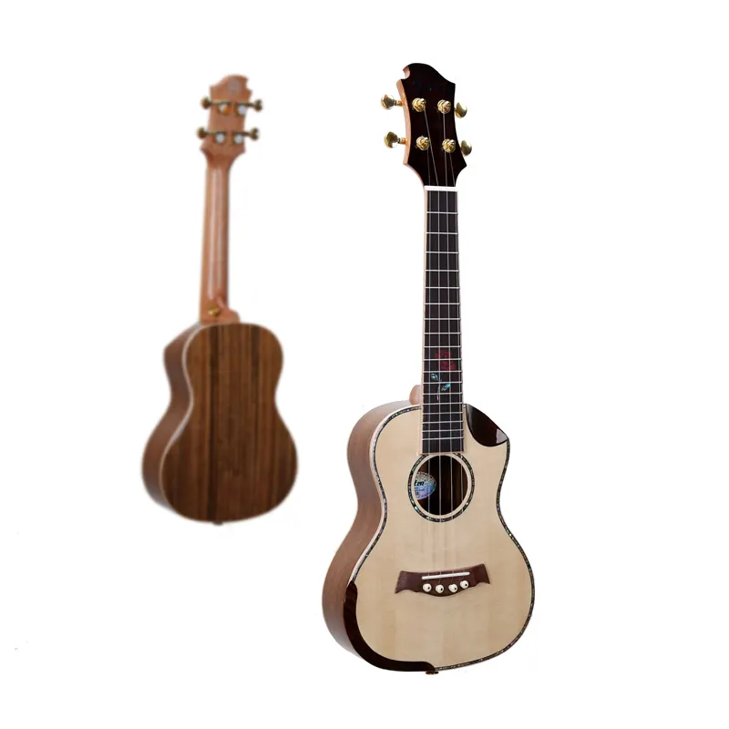 Nhà Máy Bán Hàng Trực Tiếp 24 Inch Vân sam Sáng Ukulele Thích Hợp Cho Người Mới Bắt Đầu Giá Rẻ Trung Quốc Nhạc Cụ Nhà Máy Cửa Hàng