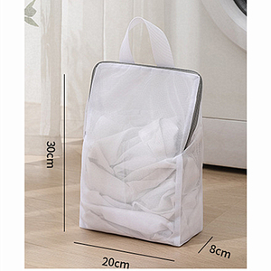Borsa all'ingrosso della biancheria intima della maglia del poliestere della borsa grande maglia del reggiseno di lavaggio della rete di vestiti borsa su misura della maglia della biancheria alla rinfusa - Product Image 4