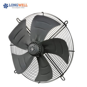 พัดลมดูดอากาศติดผนังแบบแผ่นเรียบ พร้อมพัดลมแบบใบพัดสี่เหลี่ยมสำหรับงานอุตสาหกรรม ใช้ไฟ AC 110 / 220 / 380V กำลังสูง สีดำ แบบตั้งพื้น LW - Product Image 4