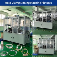 Machine industrielle flexible de serrage de tuyau et de sertissage d'écrous Machine de serrage de gorge Machine de colliers pivotants de tuyau en acier inoxydable