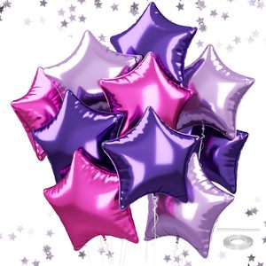 Wholesale 18-Inch Five-Pointed Aluminum Foil <b>Balloon</b> for Birthday Mother's Day Chinese New Year Christmas Party - Product Image 1