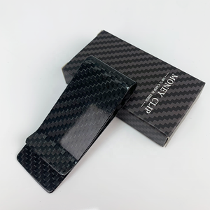 Premium Minimalist Real Carbon Fiber Wallet RFID Blocking Slim <strong>Card</strong> <strong>Holder</strong> for Men Business Gift - Product Image 4