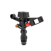 Aspersor de Impacto para Uso Agrícola, Kit de Riego con Punta Giratoria de Plástico, Sistema de Irrigación Vortex Eficiente, Conexión Rápida, Duradero
