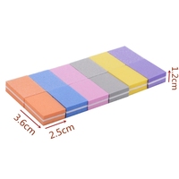 Mini blocs de polissage pour ongles en éponge, double face 100/180, pour ponçage et polissage, accessoires de manucure