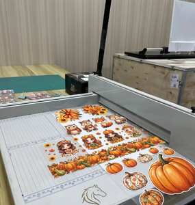 Film de transfert thermique UV de qualité supérieure pour tasses avec motifs renard et citrouille mignons, en caoutchouc, tailles personnalisables - Product Image 3