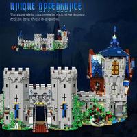 33924 6640 pièces Blocs de construction de château forestier médiéval Briques Modèle Jouets d'assemblage Cadeau MOC-132661