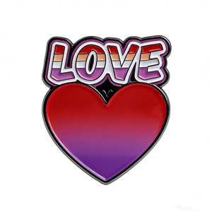 Broches de Arcoíris del Orgullo, Pines de Esmalte Metálico Personalizados para Chicas, Insignias de Solapa, Regalos de Dibujos Animados Lésbicos, Chapados para Amigos Amantes - Product Image 3