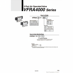 VFRA4211-04วาล์วควบคุมการทำงานด้วยอากาศนิวเมติก SMC - Product Image 1