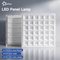 Éclairage LED encastré au plafond de qualité supérieure pour bureaux commerciaux, magasins, hôtels, en aluminium PC 48W 96W