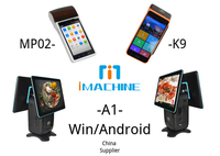 Pantalla táctil para windows, tableta android, terminal Pos, caja registradora de escritorio, restaurante inteligente en línea con NFC y WIFI, sistemas Pos