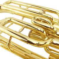 Bb Three-Valve Euphonium Beginner Adult Band Instrument