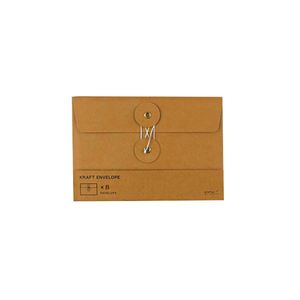 Sobre de Papel Especial de Lujo Personalizado con Lámina Dorada y Cierre de Cuerda - Product Image 3