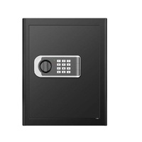 Weichi-Coffre-fort en métal noir pour hôtel, coffre-fort, boîte de rangement pour mot de passe, bijoux pour documents et clés
