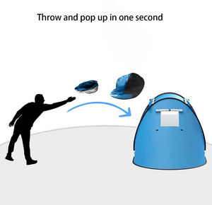 Tentes d'<span class=keywords><strong>abri</strong></span> solaire Camping en plein air Tente solaire à ouverture rapide 1 seconde Tente pop-up avec étui de transport pour les paresseux - Product Image 5