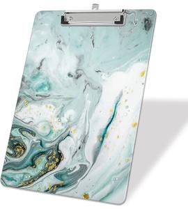 Customizable Creative New A4 Transparent File Clip Board Acrylic and Metal Writing Pad with Plastic Material - Product Image 1