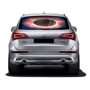 एचडी फुल रंग p2.6 टैक्सी पारदर्शी नेतृत्व वाली कार रियर विंडो डिजिटल डिस्प्ले विज्ञापन के लिए साइन स्क्रीन - Product Image 3