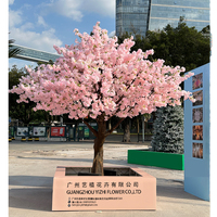 Fausses fleurs de Sakura grandeur nature artificielles, faites à la main, pour la décoration intérieure de mariage