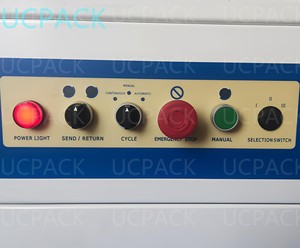 UDB-103A điện tự động PP bên con dấu strapper với miễn phí Con lăn bảng cho thực phẩm và đồ uống bao bì PLC kiểm soát - Product Image 4