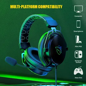 ชุดหูฟังสําหรับเล่นเกมคุณภาพสูง OEM GX500S ชุดหูฟังมืออาชีพ 7.1 สําหรับเกม Esports