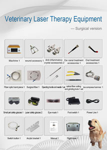 Klasse IV Tierarzt Laser 980nm 15W 20W chirurgischer Schneid tumor ablieren die Wunde stoppen Blutungen Arthrose entzündlich - Product Image 5