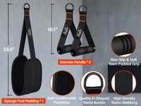 HSM Wholesale Ensemble de bandes de résistance de haute qualité en tube de latex avec ancre de porte pour kit de gym à domicile