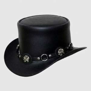 Chapeau de cowboy en cuir de qualité supérieure, style western traditionnel, pour ranch, rodéo, équitation, extérieur, mode, à large bord, fait main, qualité supérieure - Product Image 1