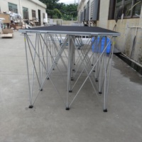 Escenario portátil ligero de aluminio para iluminación exterior en eventos de DJ