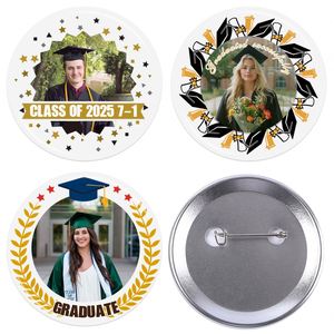 Insignias de Metal Personalizadas al por Mayor, Insignias Conmemorativas con Temática de Graduación para Estudiantes y Profesores, para Fiestas y Uso Promocional - Product Image 1